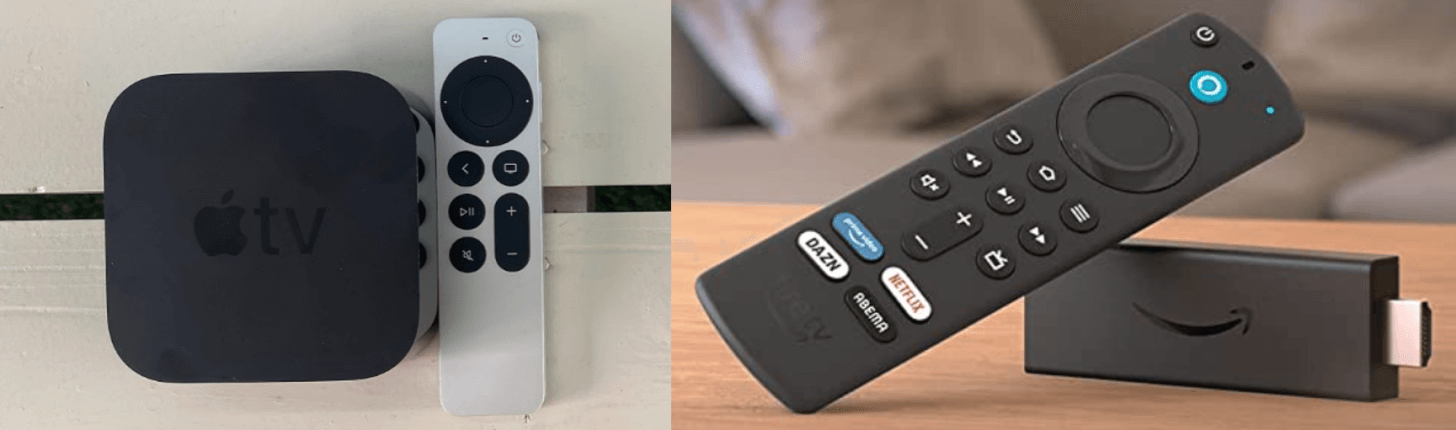 Apple TVとFire TV Stickの比較