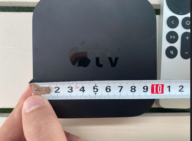 Apple TV 4Kの横の長さ