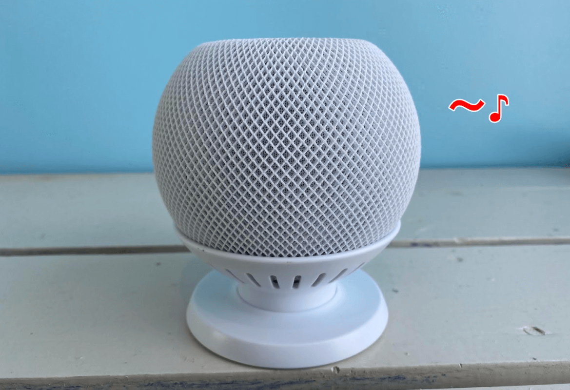 HomePod miniから音が流れた