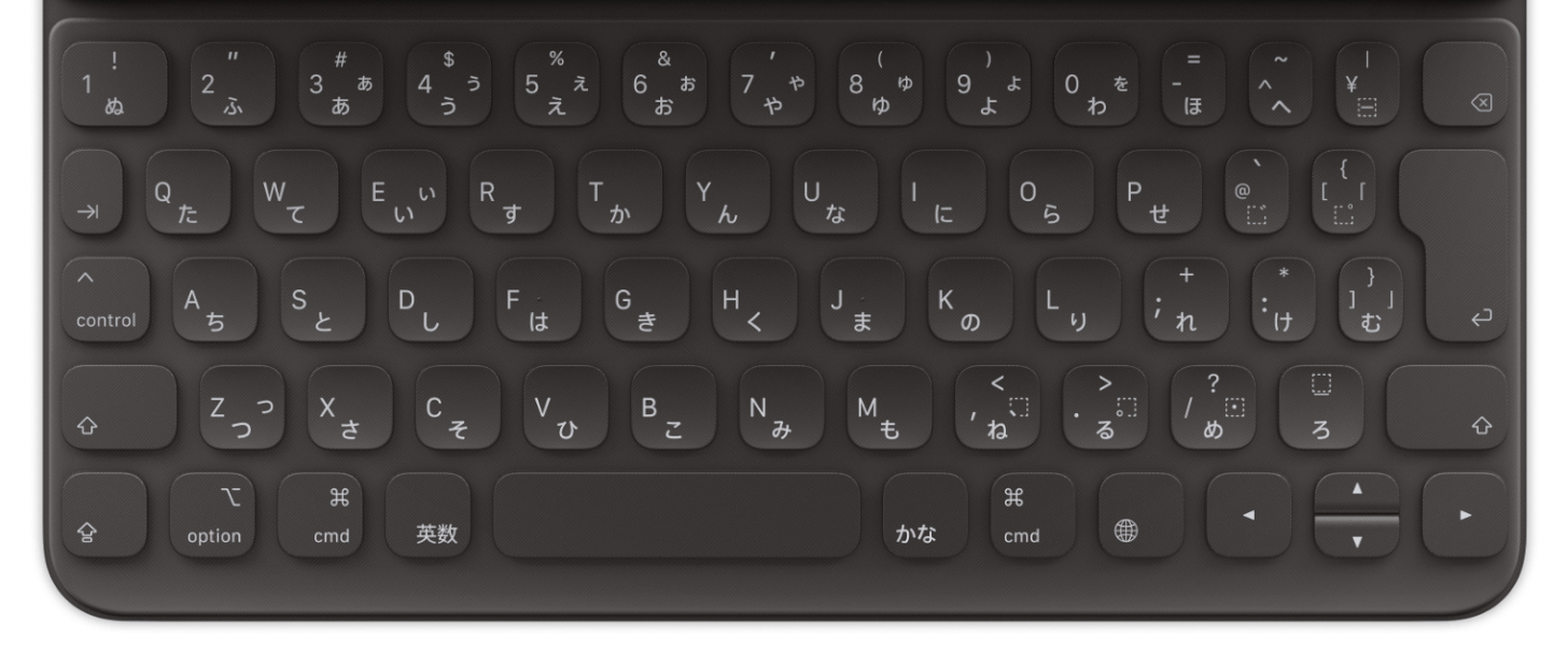 Smart Keyboard Folioのキーボード
