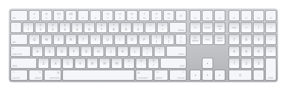 テンキー付きMagic Keyboard（US）