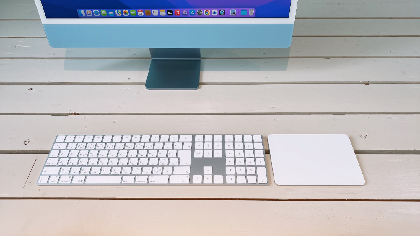 iMacとMagic Keyboardを比較する